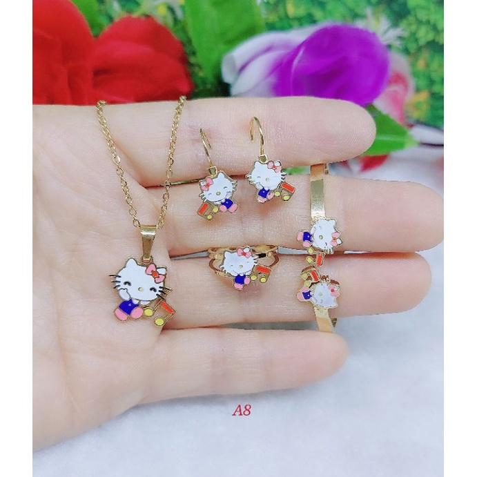 Gelang titanium set anak A5-A8