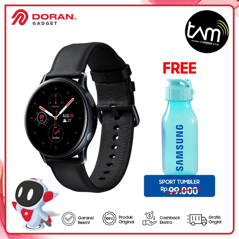 Samsung Galaxy Watch Active 2 - 44mm Silver - Garansi Resmi 1 Tahun