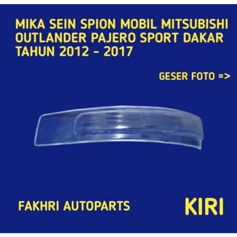 MIKA SEIN SEN SPION MOBIL MITSUBISHI PAJERO LAMA OUTLANDER KIRI.