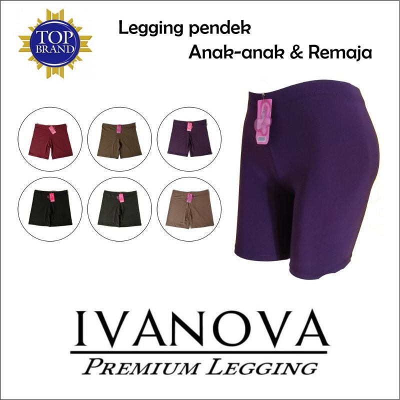 LEGGING PANJANG 7/8 PENDEK CELANA PENDEK IVANOVA BAHAN PADAT PREMIUM POLYESTER SPANDEK NYAMAN DIPAKAI DAN ADEM COCOK BUAT DALEMAN