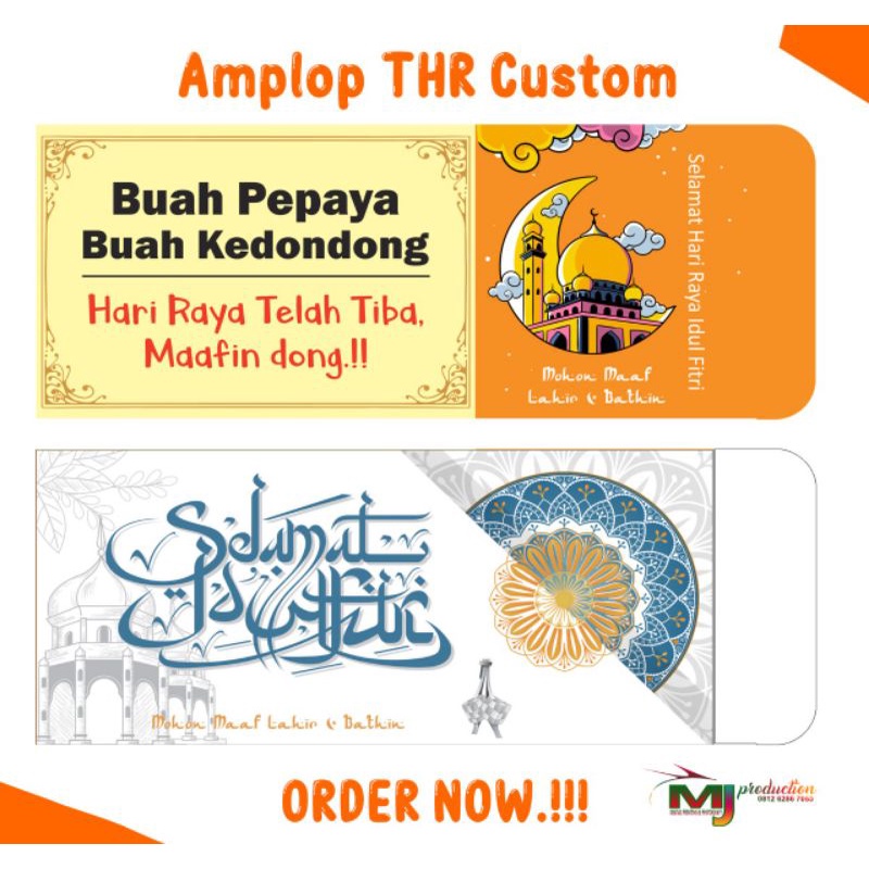 

Amplop THR Lebaran Custom Foto & Nama