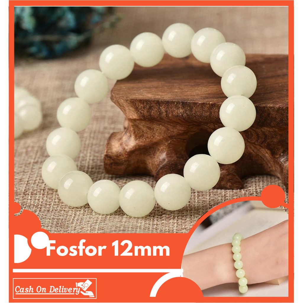 GELANG BATU FOSFOR MEWAH GLOW IN THE DARK TOP QUALITY