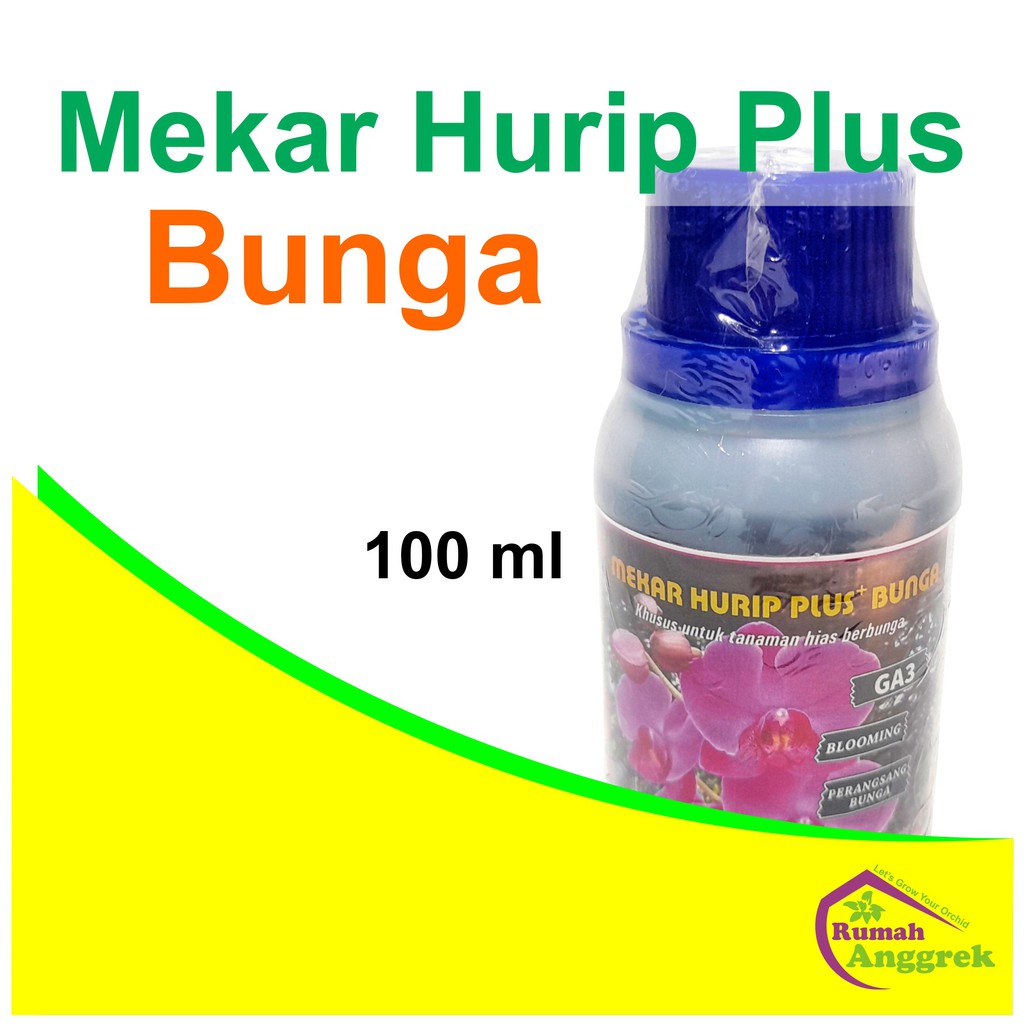 Mekar Hurip Plus Bunga 100 ml vitamin anggrek aglonema tanaman hias anti stress MHP MH Nursery