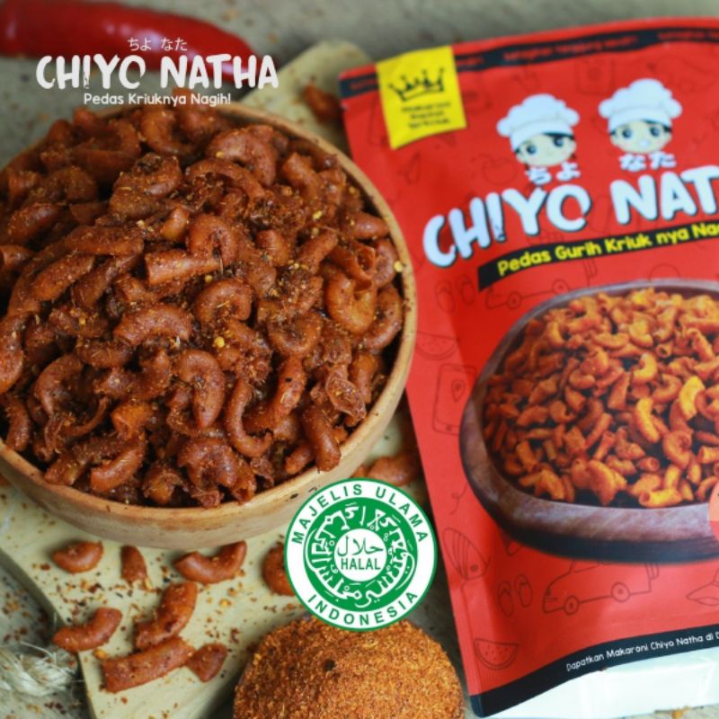 

Makaroni Chiyo Natha 60 gram Snack Cemilan Pedas Kriuk