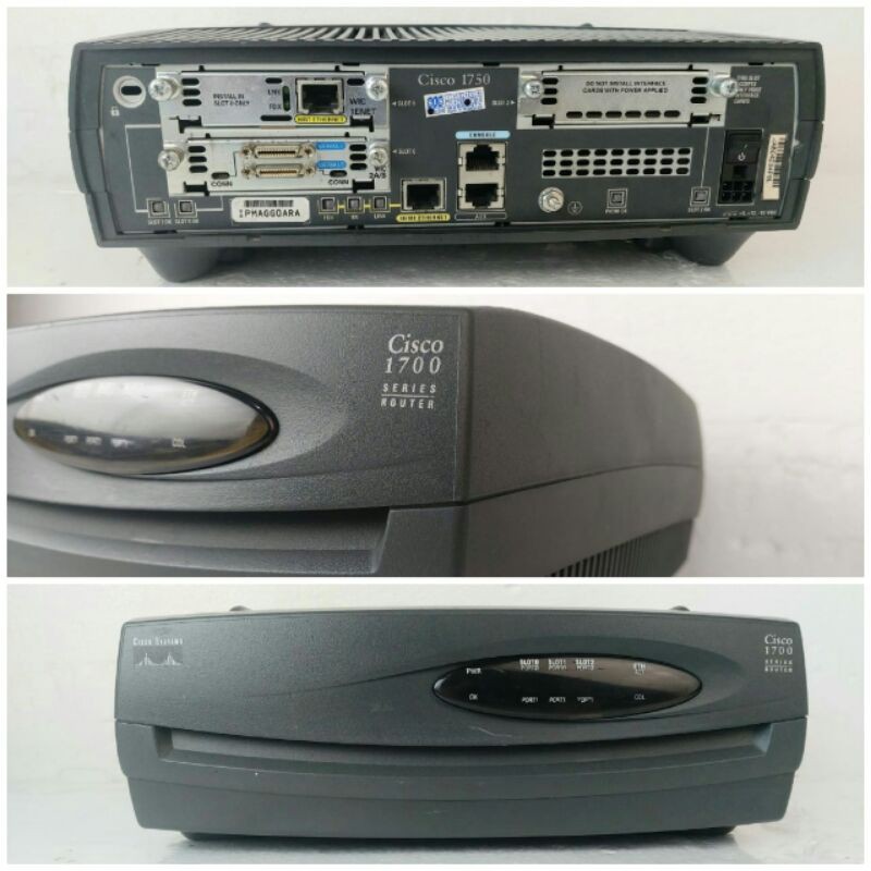 ROUTER CISCO SERIES1700 CISCO 1750TANPA ADAPTOR