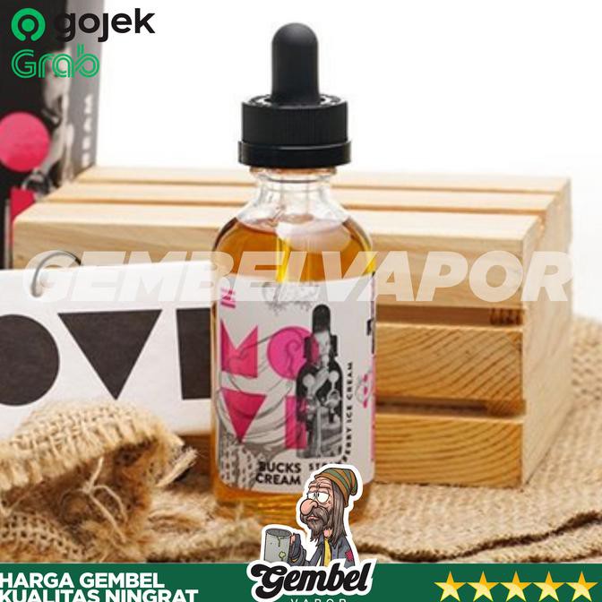 Bucks Cream Strawberry Ice Cream 60ml By Milf Movi Buckscream Terbaru 6004 Shopee Indonesia