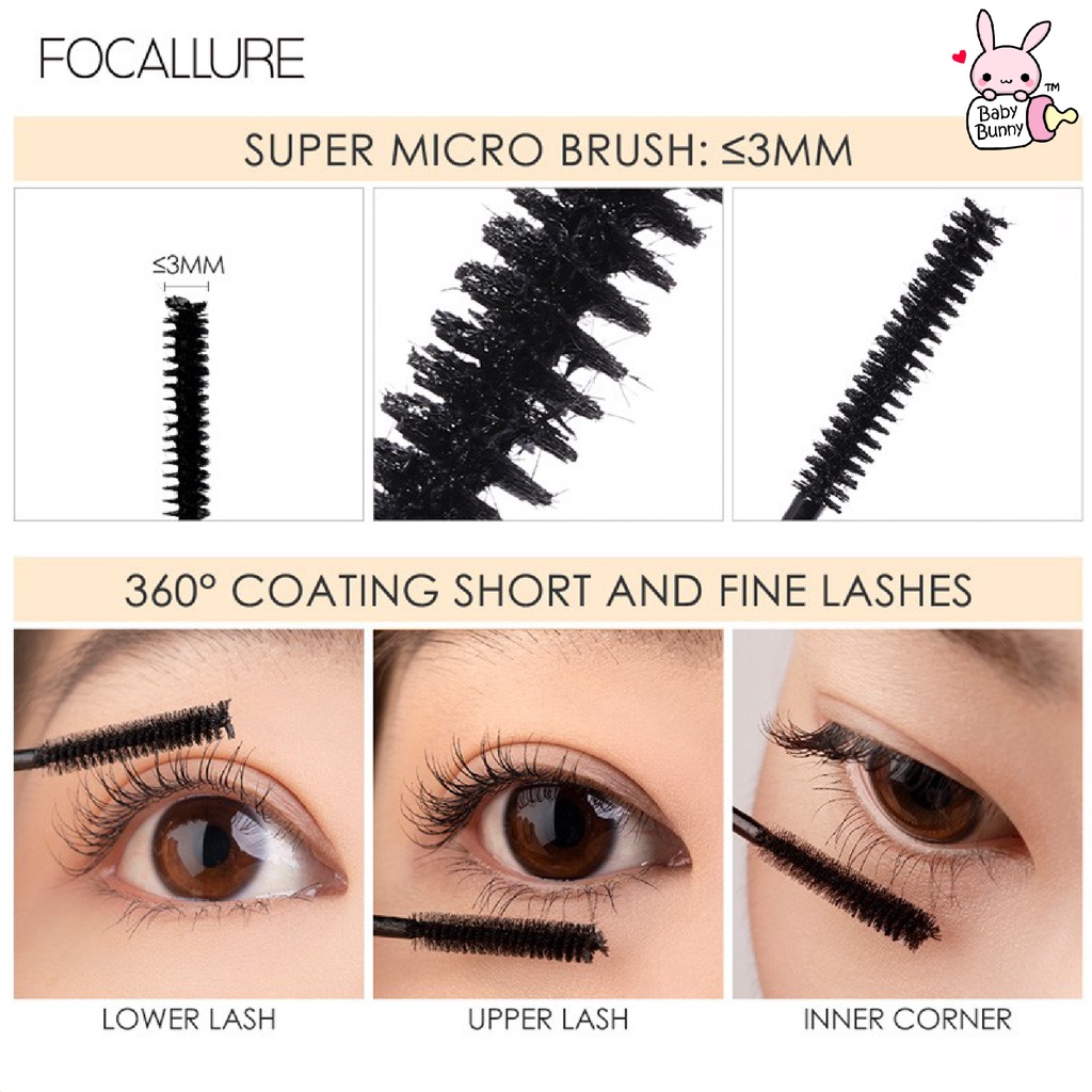 ❤ BELIA ❤ FOCALLURE Longlash Waterproof Mascara FA169 | Curling Eyelash tahan air Maskara | BPOM