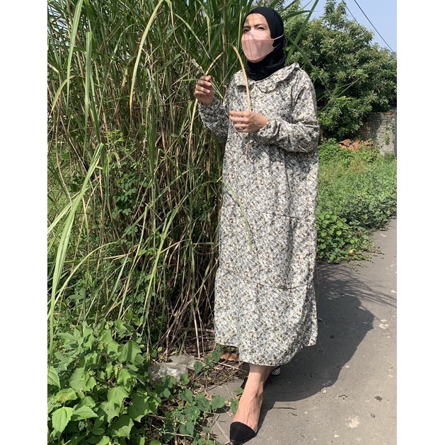 Tunik Midi Dress motif