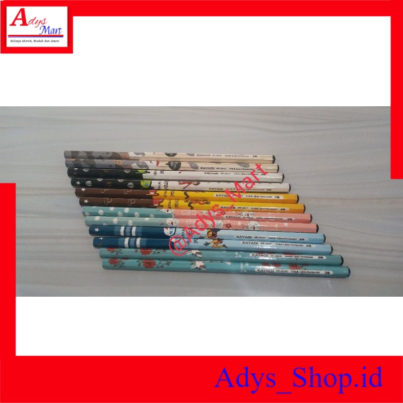 

Pensil KAYAGI 2B (ASLI)