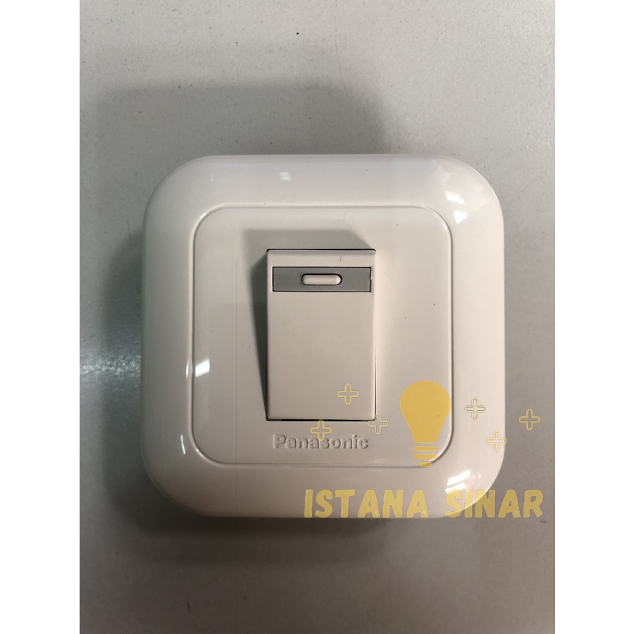 Panasonic Saklar singgle/Tunggal 1 Gang 1 way WEJ5531 saklar engkel