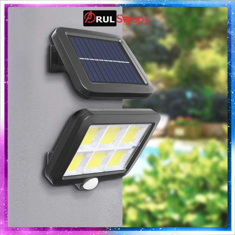 YuYiYuan Lampu Solar Sensor Gerak Outdoor COB 120 LED - FX583