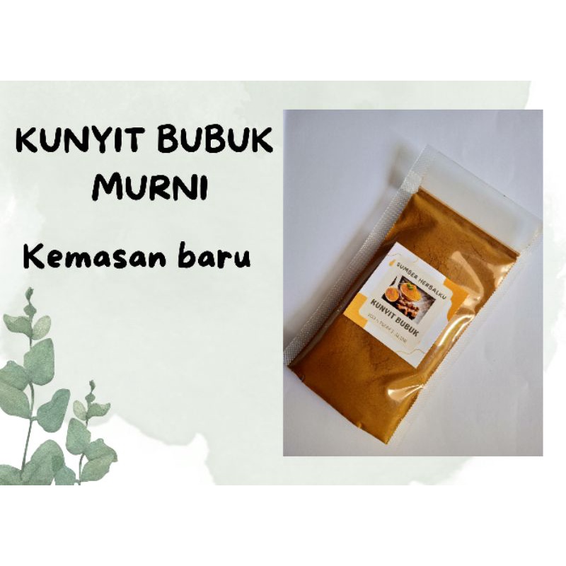 

TERBARU ! BUBUK KUNYIT MURNI asli tanpa campuran / jamu herbal termurah