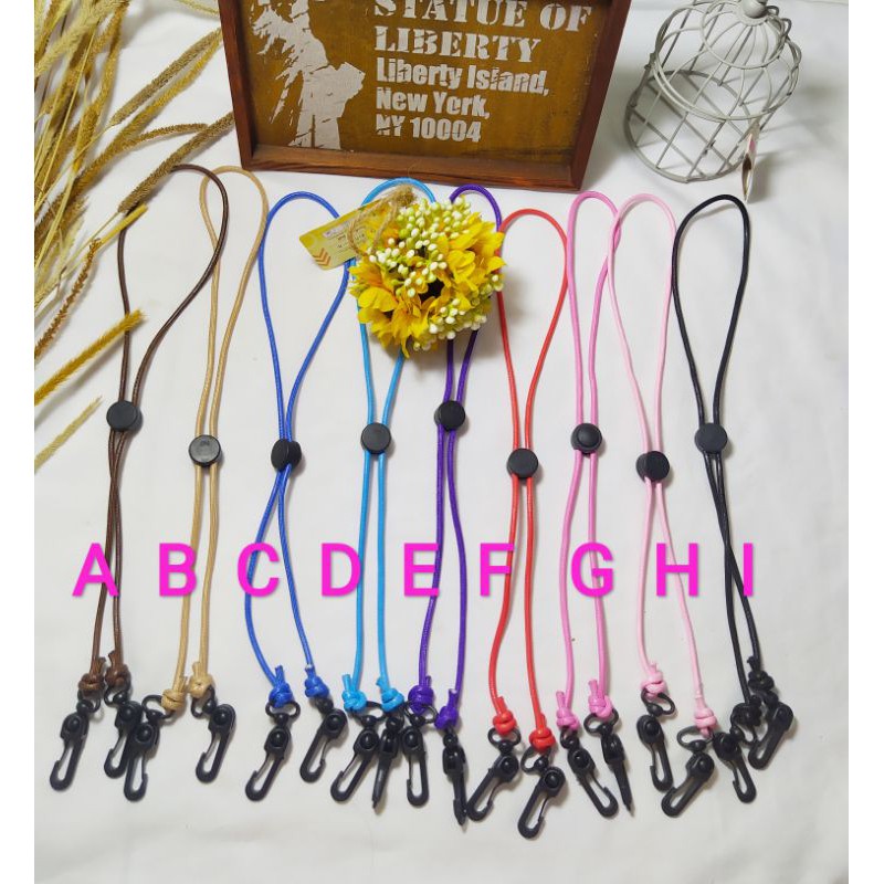 TALI MASKER /PENGAIT HIJAB/KALUNG KULIT CANTOLAN BESAR