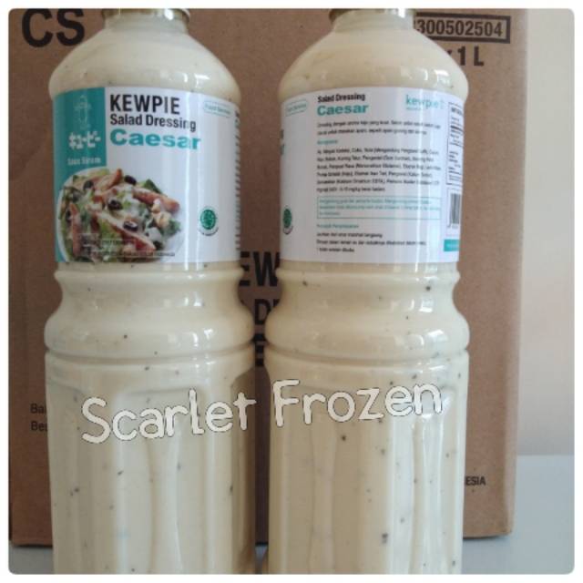 

KEWPIE MAYONNAISE | Mayonaise Salad Dressing Caesar 1 Liter