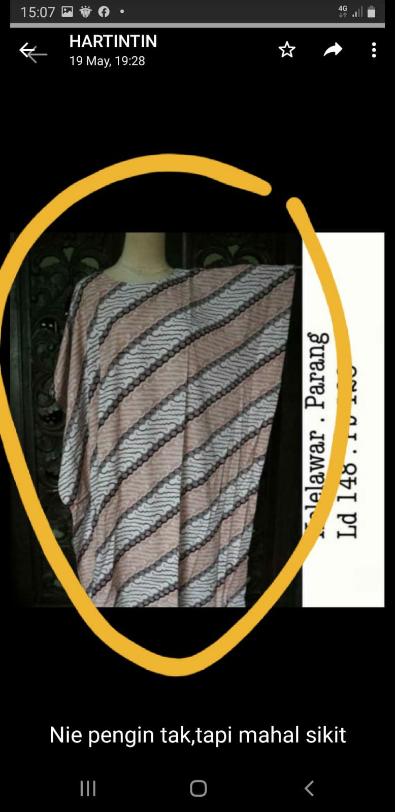 Batik Lengan Panjang Batik Danabrata Kemeja Batik Motif Seno Parang Size M L Xl Xxl Model Regular