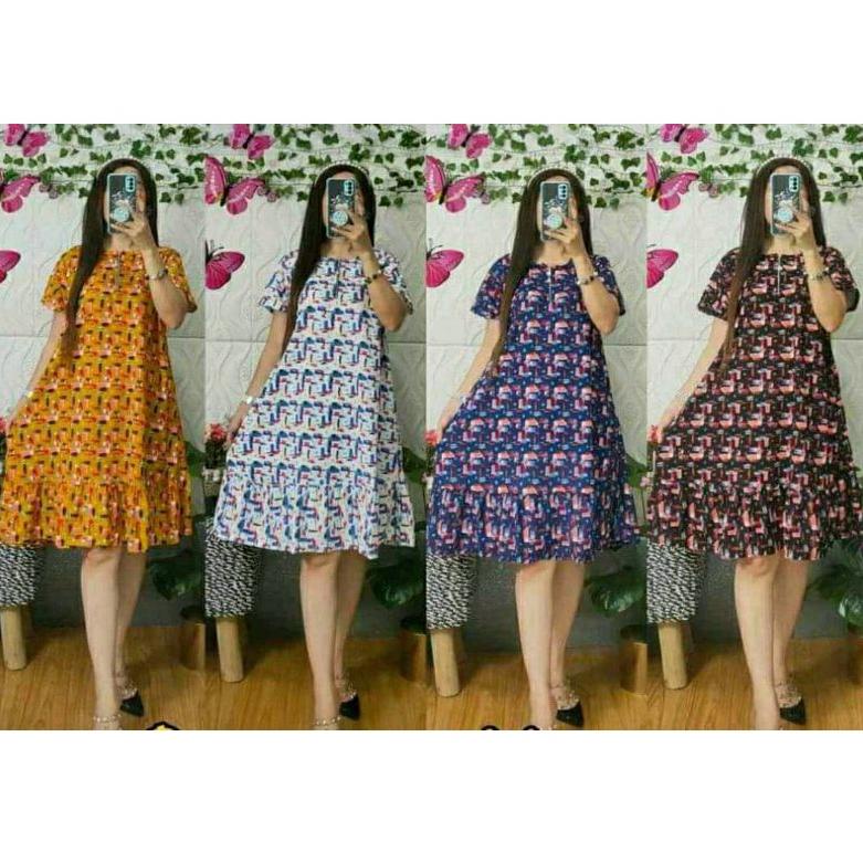 [KODE PRODUK 6ZI8P4596] DRESS VOXY REMPEL | DRESS BUSUI (BANYAK MOTIF)