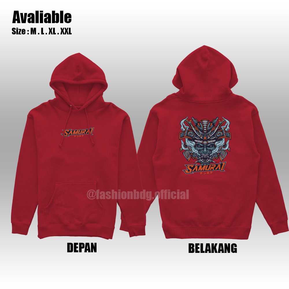 Sweater Hoodie Gambar Samurai Jaket Samurai