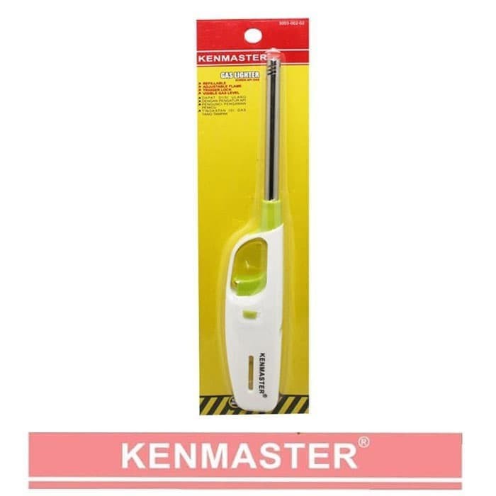 KENMASTER Gas Lighter Pematik Api / Korek Pematik / Korek Api Kompor Panjang Type RANDOM