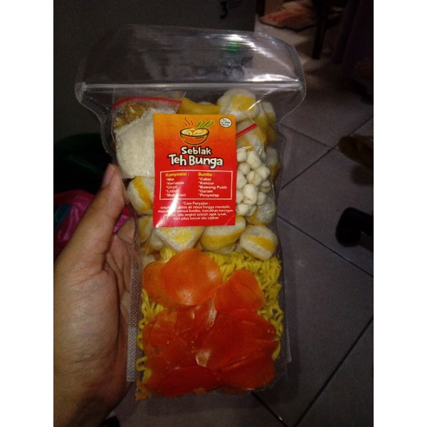 

Seblak teh bunga-Seblak instant