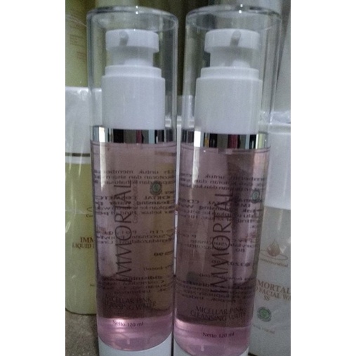 IMMORTAL MICELLAR PINK CLEANSING WATER
