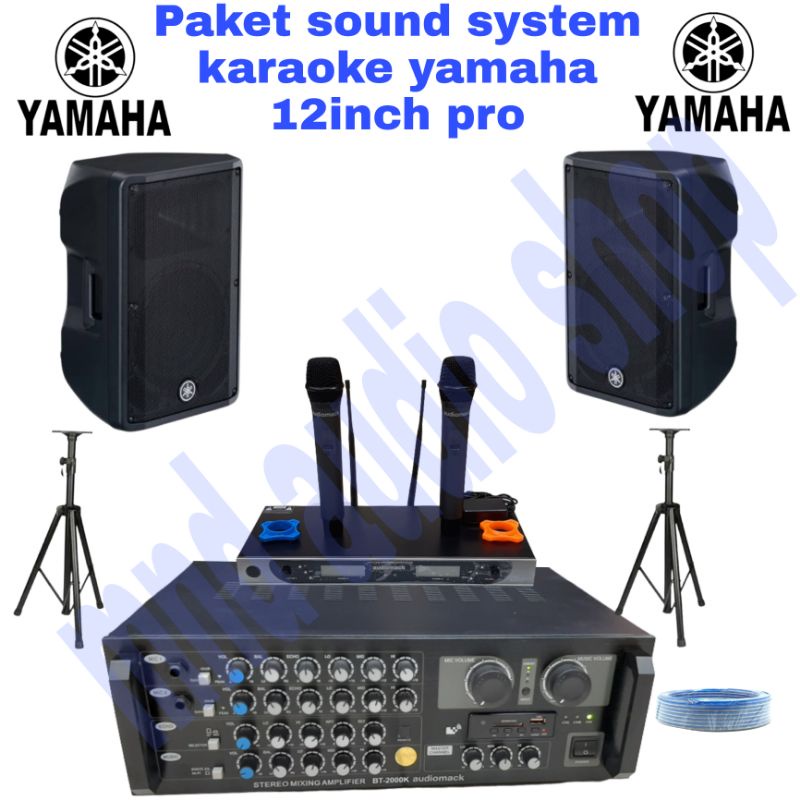 PAKET SOUND SYSTEM KARAOKE YAMAHA 12INCH PRO CBR 12 YAMAHA