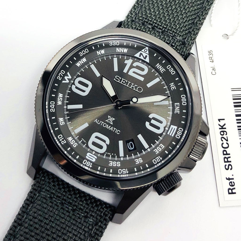 Seiko Prospex SRPC29K1 Compass Grey - Jam Tangan Pria SRPC29