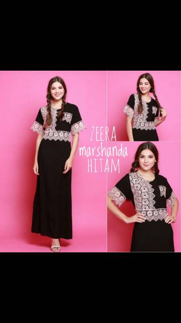 Daster arab Zeera Dress MARSHANDA Original Label by Zeera