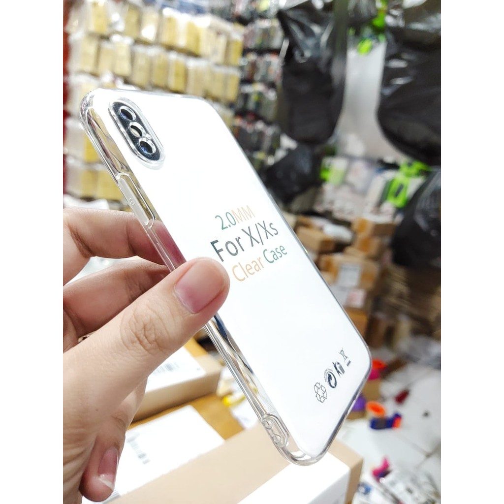 Soft Case OEM Transparan iPhone X XS 5.8 Inchi Clear Ultra Thin TEBAL 2.0mm SUPER CLEAR