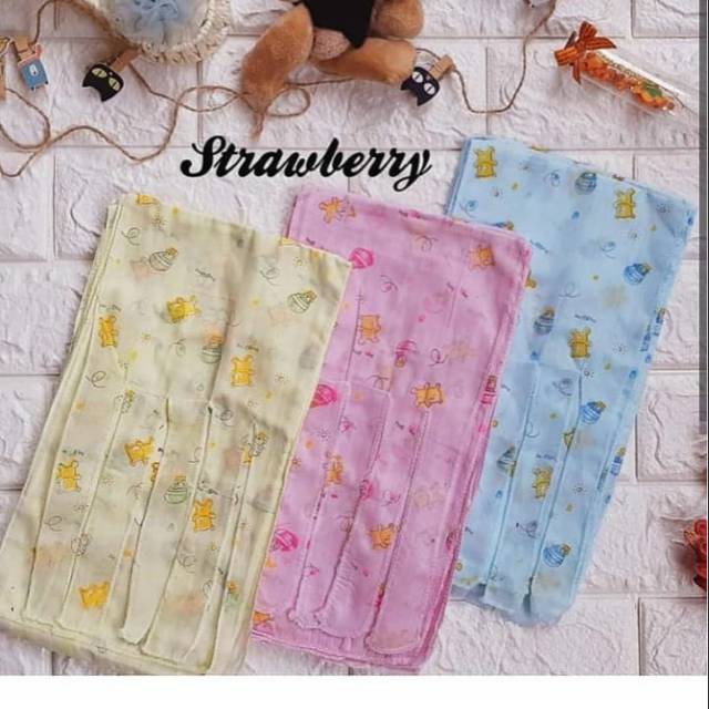 6 Pcs Gurita Ikat Bayi - Polos dan Bermotif - Random Warna Warni