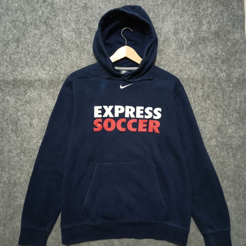 Hoodie Nike Center Second Preloved Original Navy