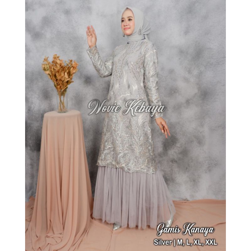 REALPICT Kebaya Gamis Tutu / Kebaya Gamis Modren / Kebaya Terbaru / Gamis Tutu Modren