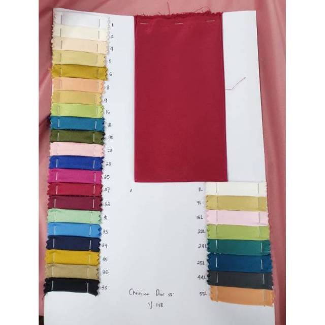 Satin Velvet / furing / lapisan kebaya