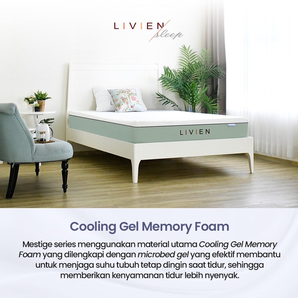 Kasur Busa Memory Foam, Livien Sleep Mestige Mattress (Kasur Busa Memory Foam)