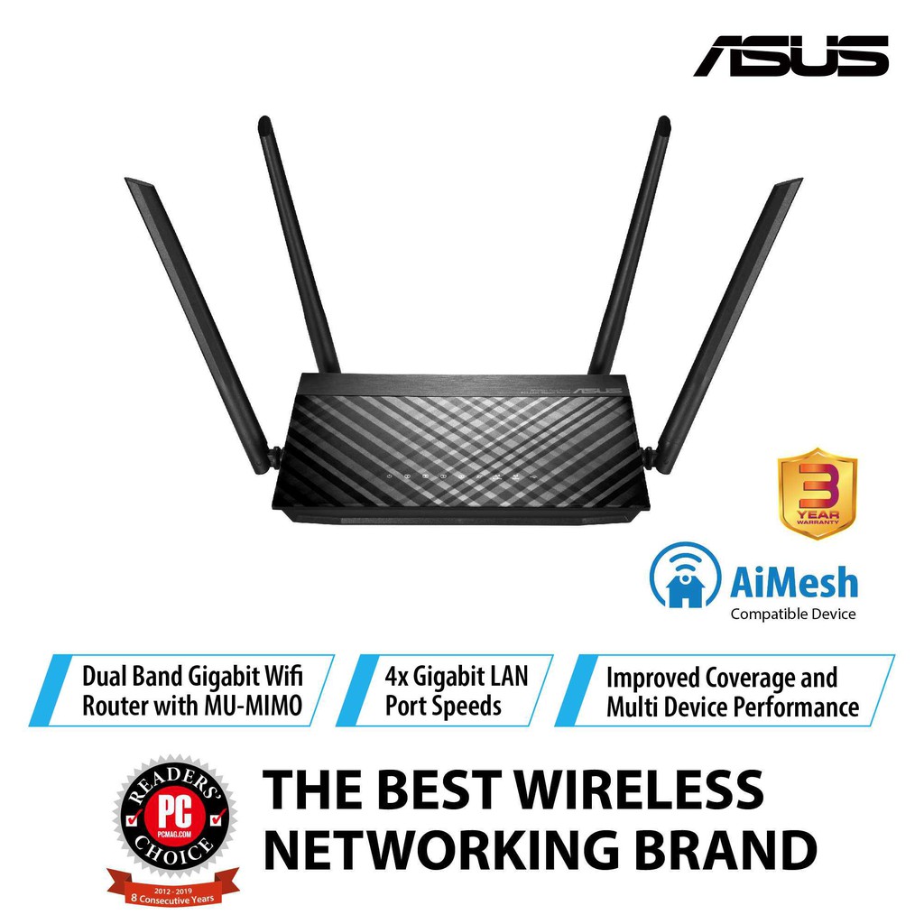 Asus RT-AC59U V2 AC1500 Dual Band WiFi Router RTAC59U