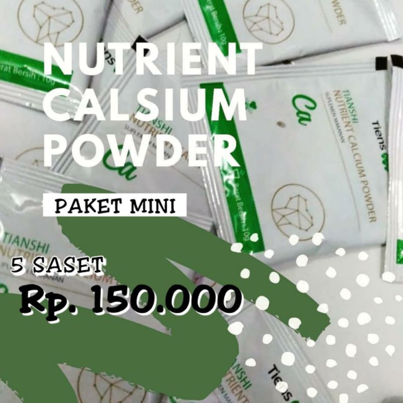 Kalsium Tiens | NCP | 5 Sachet | Herbal Alami Tiens