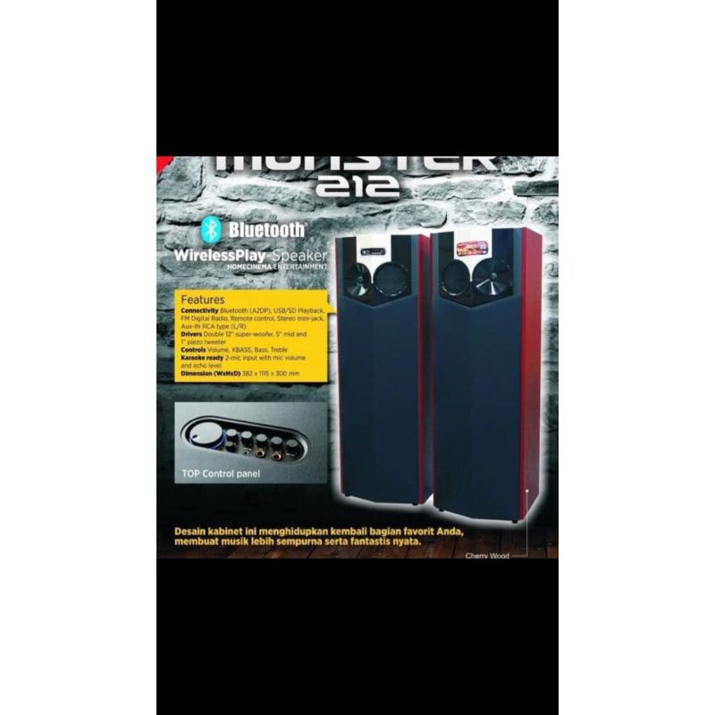 SPEAKER AKTIF ROADMASTER MONSTER 212 GOOD QUALITY