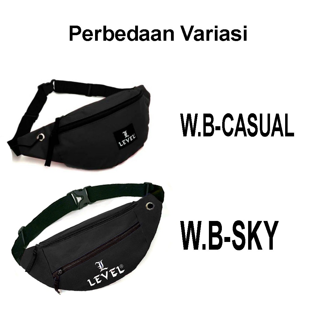 waistbag casual level multiguna