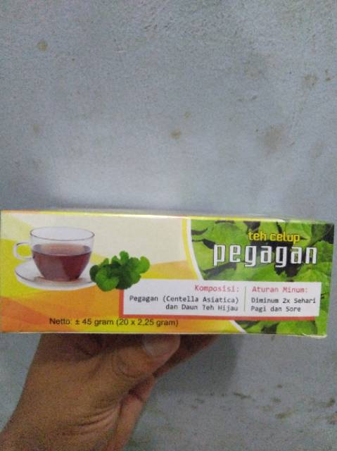 TEH CELUP HERBAL PEGAGAN  MENINGKATKAN DAYA INGAT/MENIGKATKAN KECERDASAN OTAK/NUTRISI OTAK (PEGAGAN)