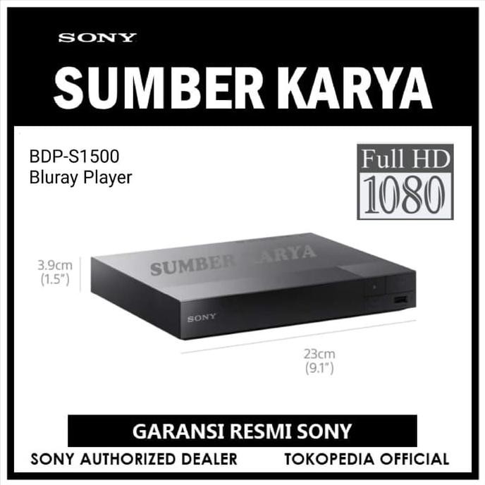 BEST SELLER SONY BDP-S1500 Blu-ray Player BDPS1500 BLURAY DVD AR40
