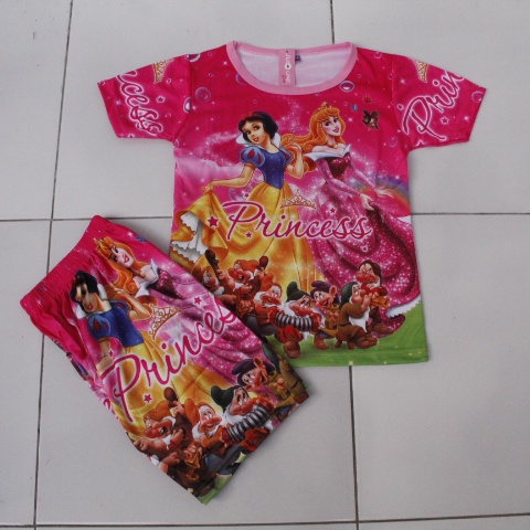 setelan baju anak perempuan mermaid/stelan baju mermaid size 4-20/setelan princes anak cewek