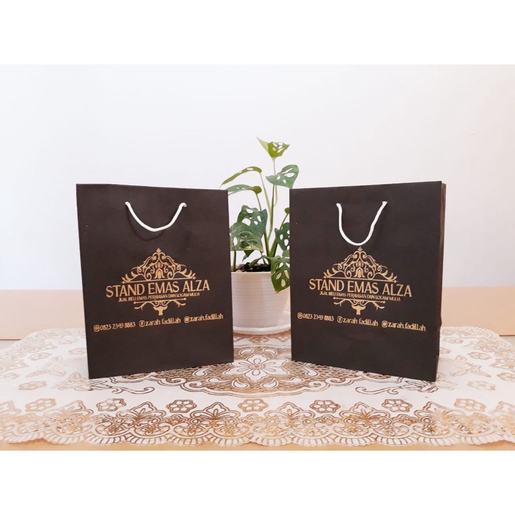 

Sablon Paper Bag Kecil Tanggung/ Paperbag Sablon (Minimal 200 pcs)