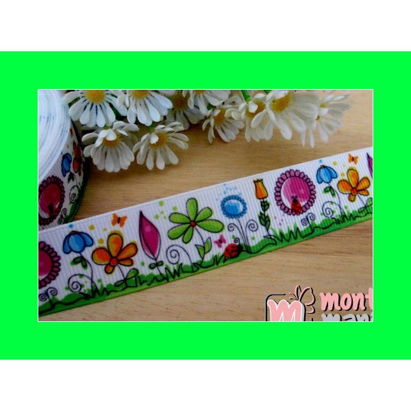 

Pita Grosgrain Fairy Garden 7/8 inch atau 2,2 cm PITA-066 Toko Bahan Craft