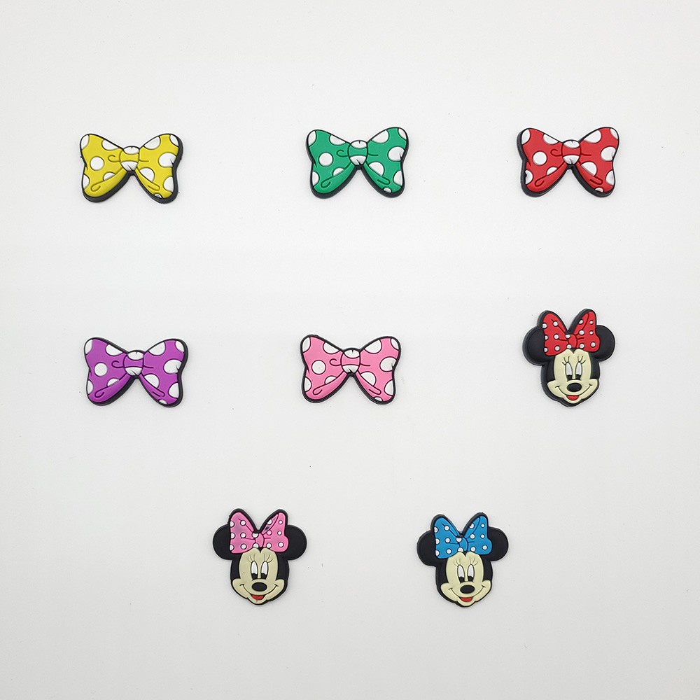 Charms Pin Bentuk Kartun mickey mouse Untuk Sepatu Tas