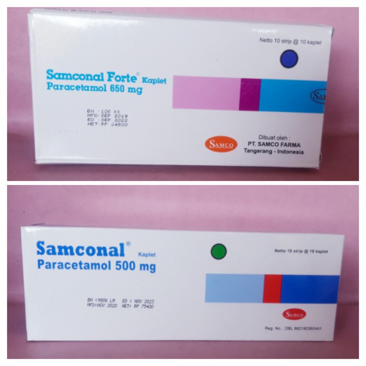 SAMCONAL PARACETAMOL BOX