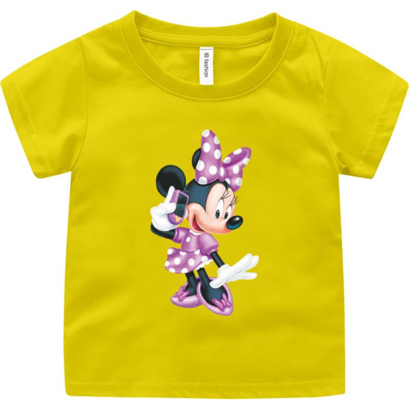 Kaos Anak Cewek Minnie 2Nd Atasan Anak Perempuan Kaos Anak Perempuan Terbaru Atasan Ank Cewek Murah