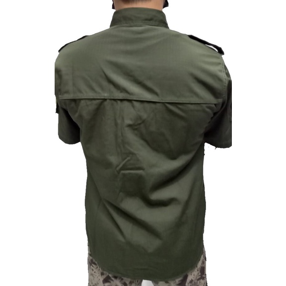 Kemeja Tactical 5.11 Pendek Warna Hijau Hem 511 Baju Tactical Lapangan