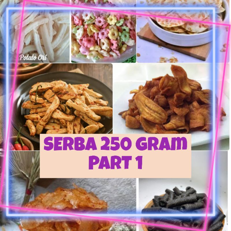 

aneka camilan serba 250gram part 1 / jajan snack murah