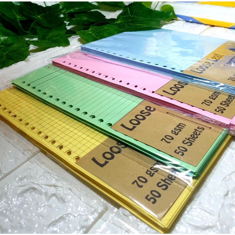 

loose leaf warna Refill isi binder