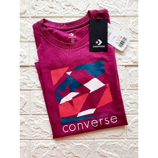 Converse Woman Shirt Magenta Original Store