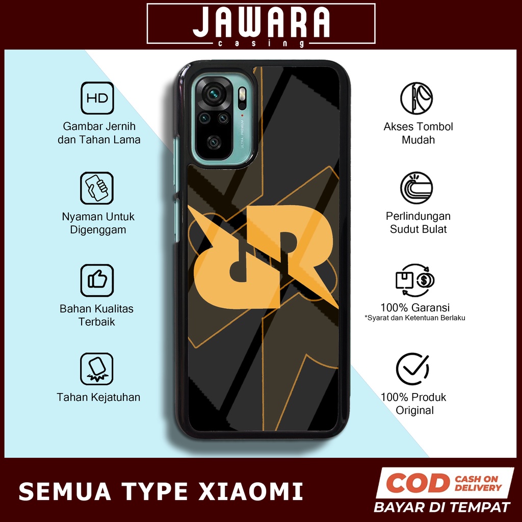 Case Redmi Note 10 Note 10S Case Hp Xiaomi Redmi Note 10 Note 10S Premium Glossy Jawara Casing [RRQ1